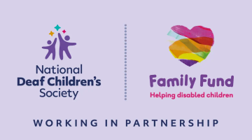 National Deaf Children’s Society and Family Fund logos
